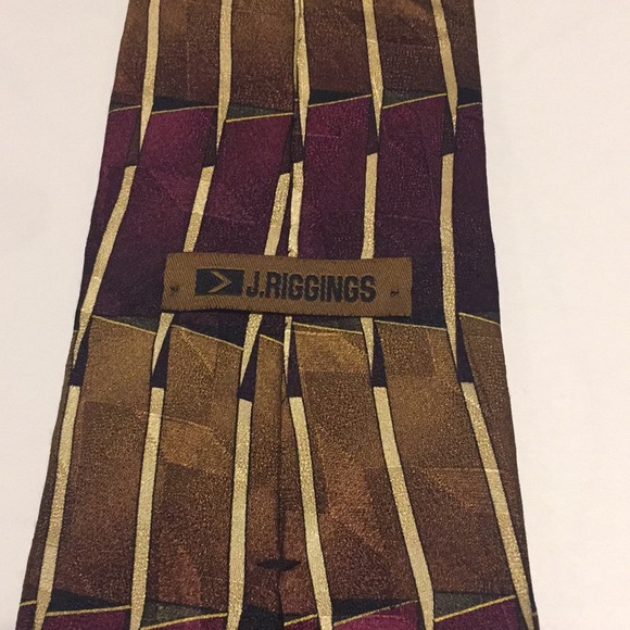 👔100% Silk Tie J Riggins Brand - Picture 2 of 5
